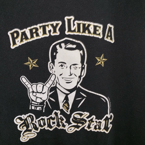 Party like a rock star t-shirt - Picture 2 of 4